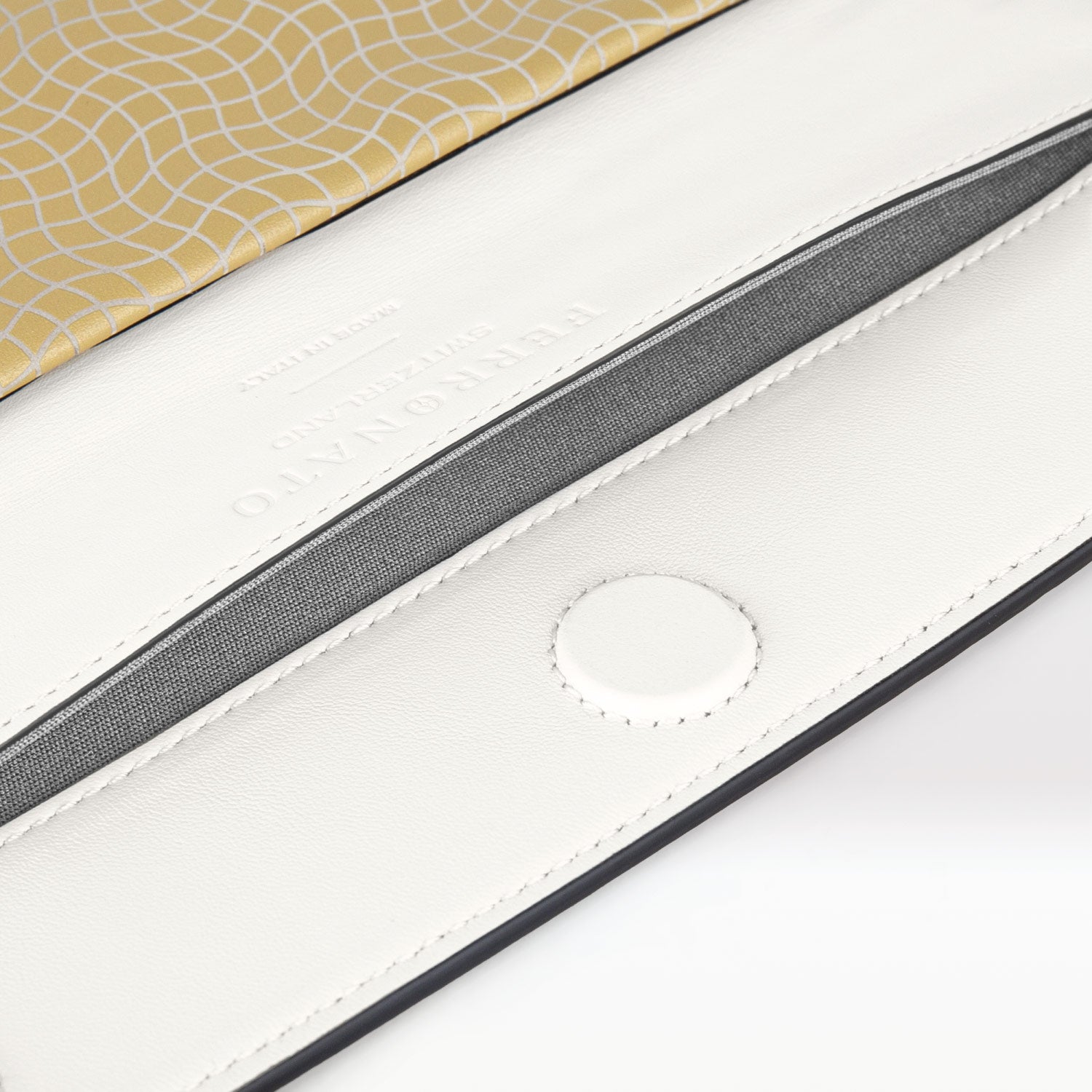 Luxury Ferronato women’s accessories set #color_Pearl White