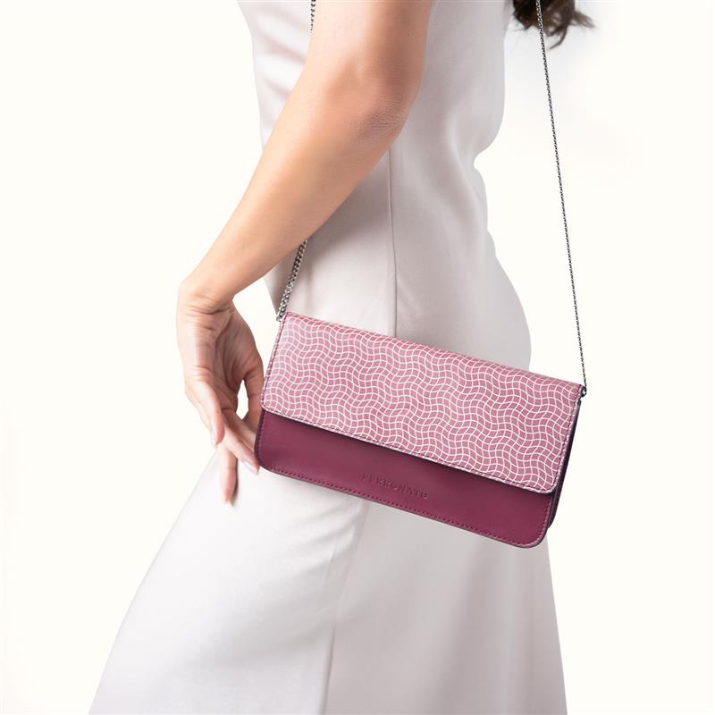 Privacy protection women’s bag detail #color_Ruby Rose