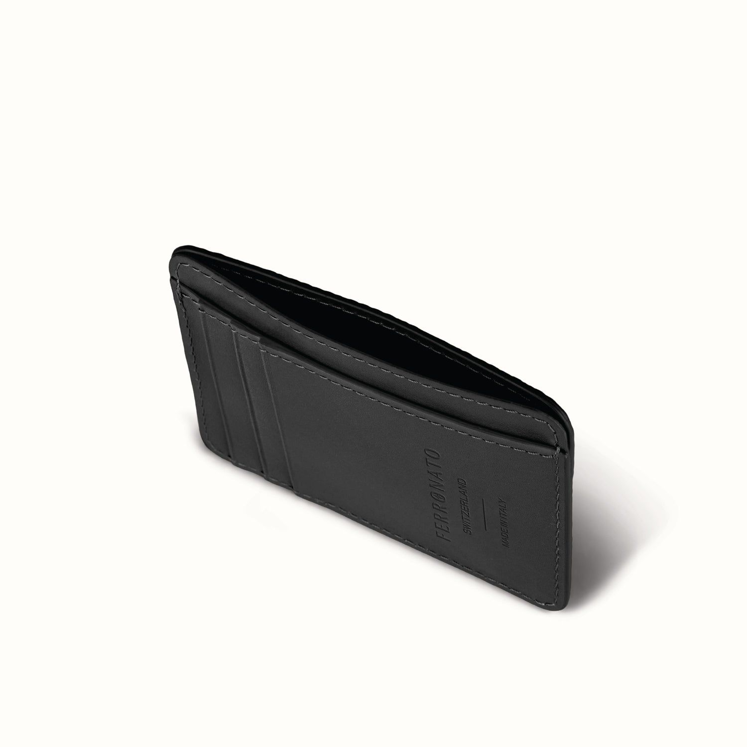 Luxury Swiss handbag for women studio shot #color_Jet Black