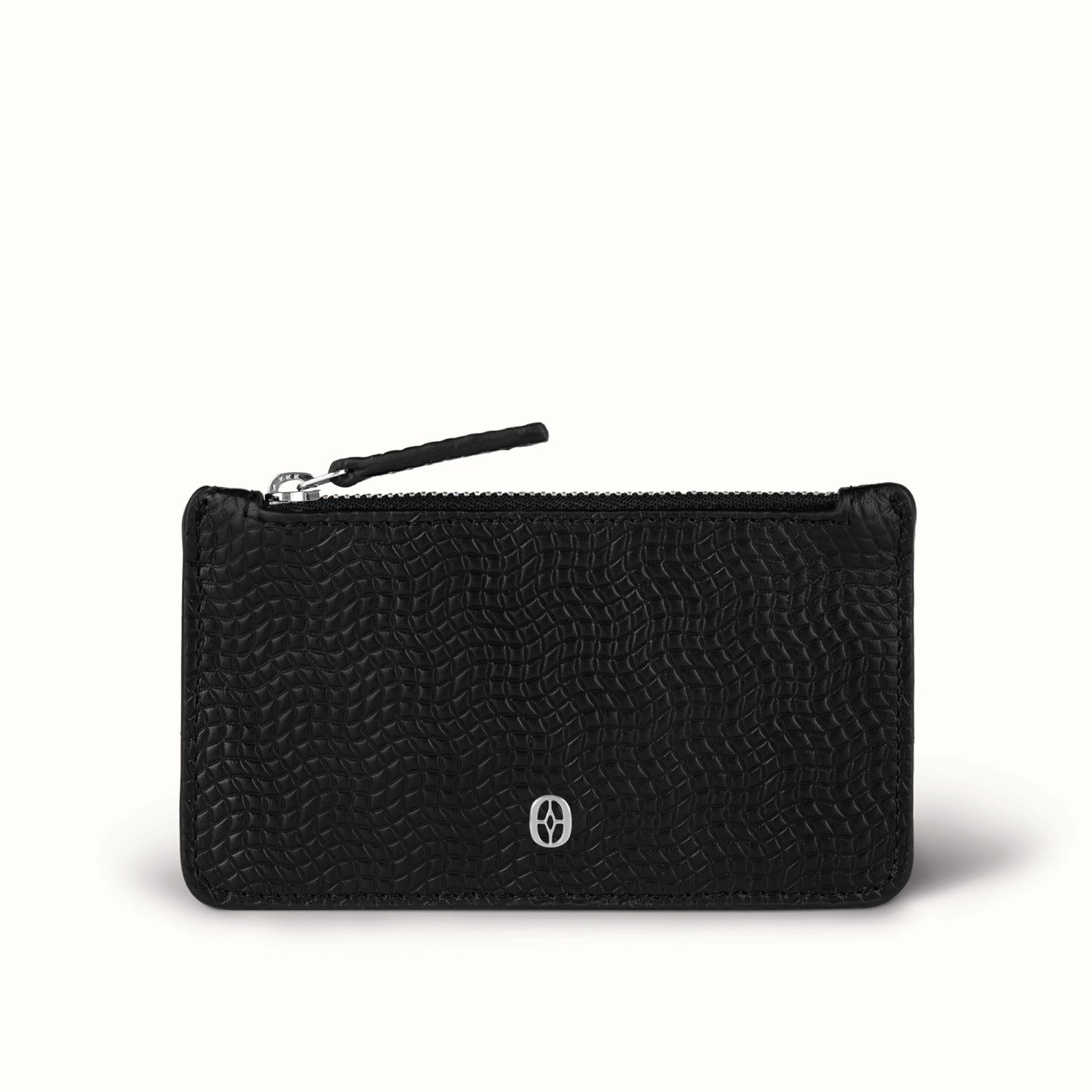 Luxury business bag on desk setup #color_Jet Black