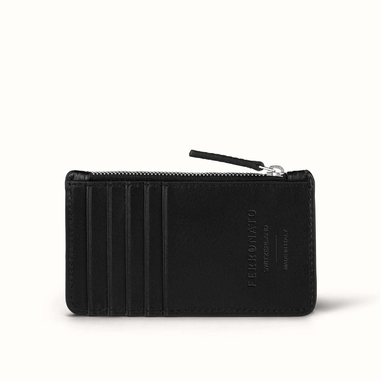 Swiss leather travel bag lifestyle image #color_Jet Black