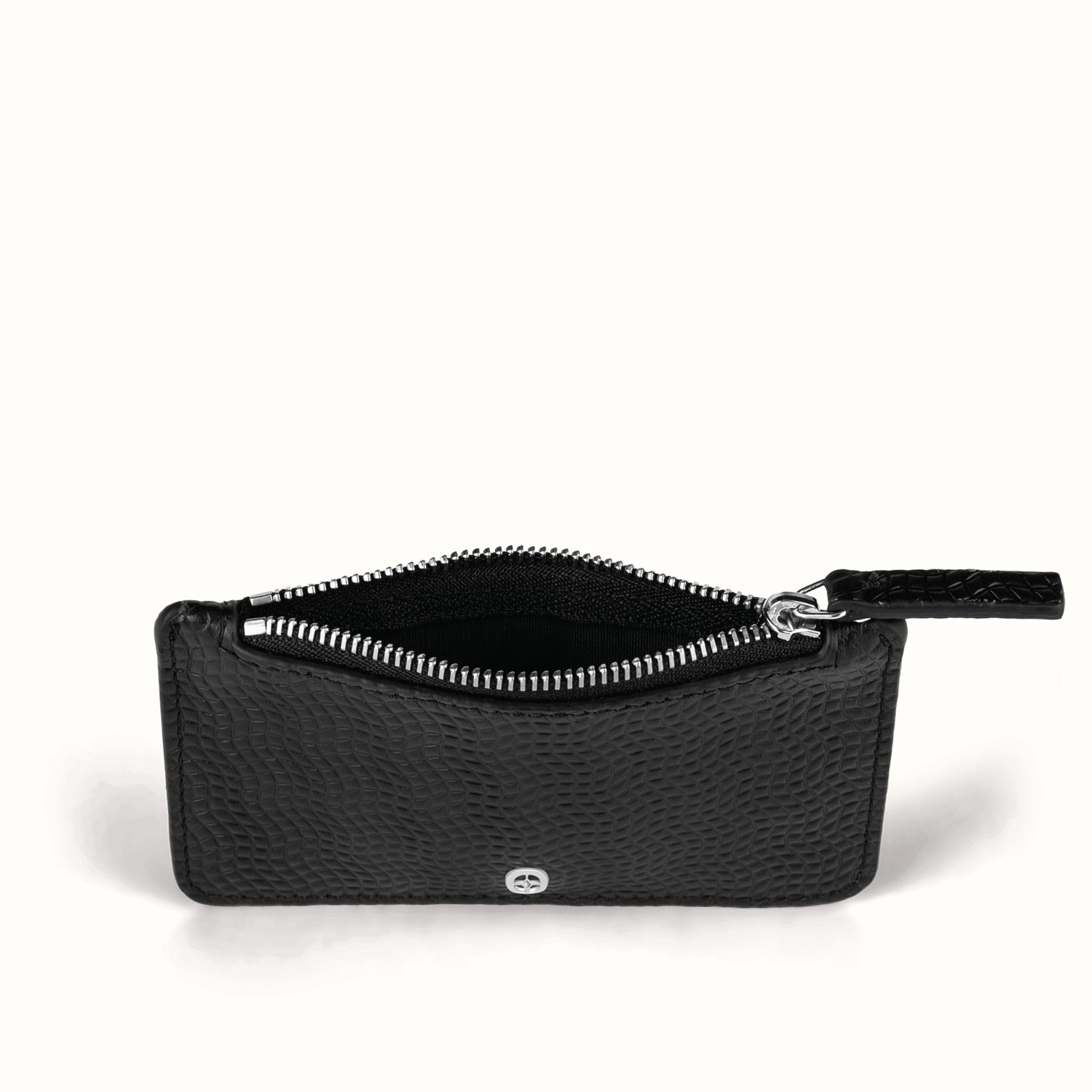 Swiss leather travel bag lifestyle image #color_Jet Black