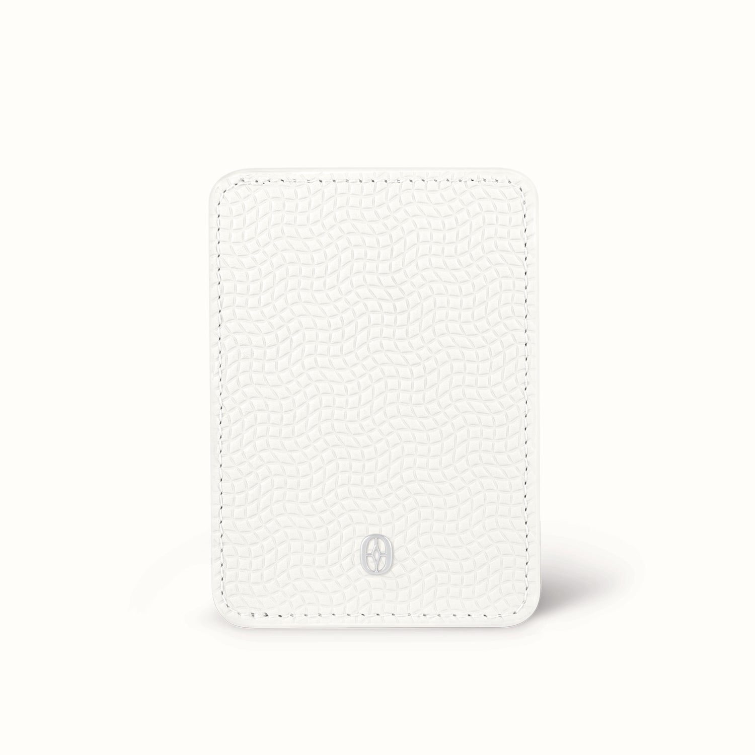 Luxury Swiss handbag for women studio shot #color_Pearl White