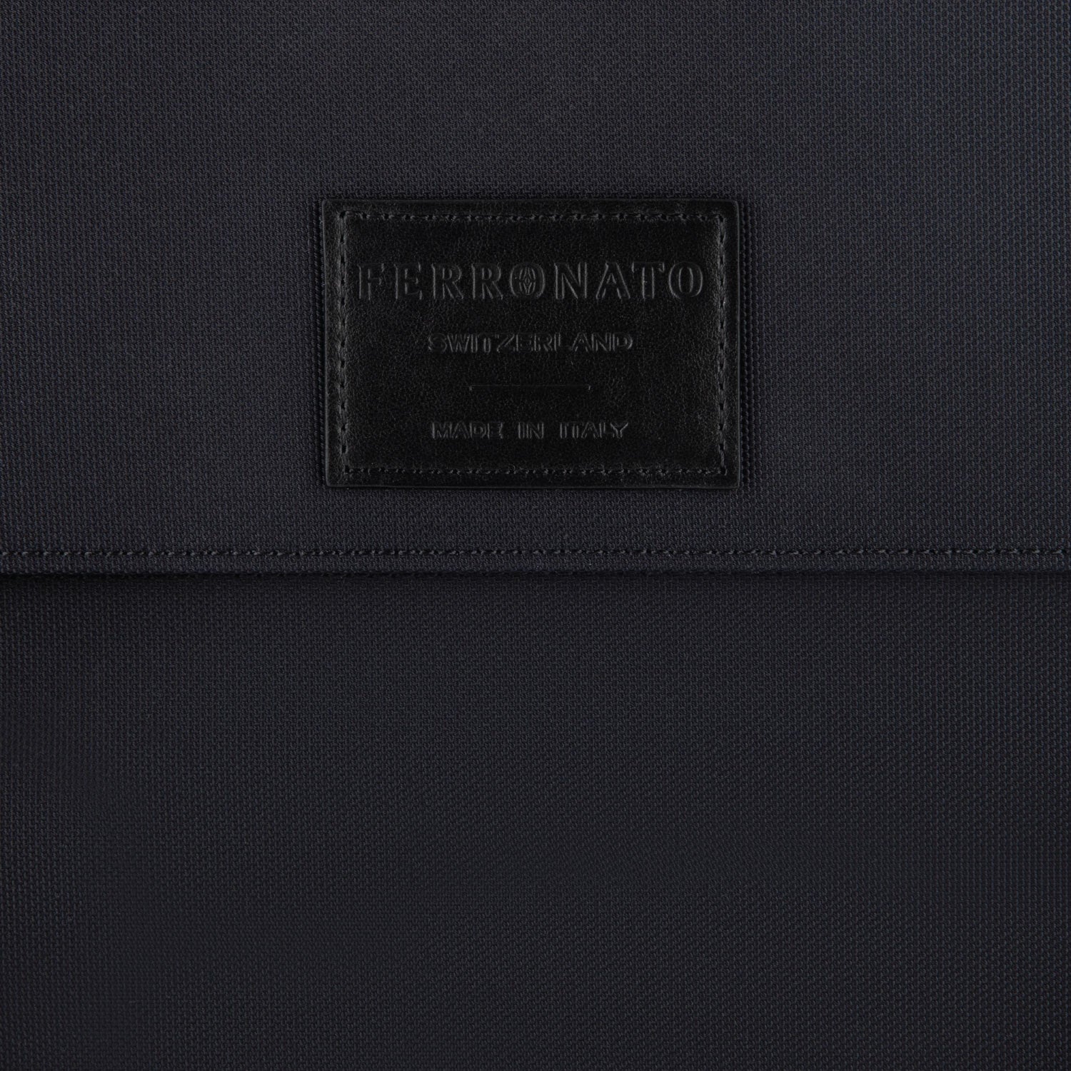 Swiss men’s leather briefcase Ferronato #color_Midnight Blue