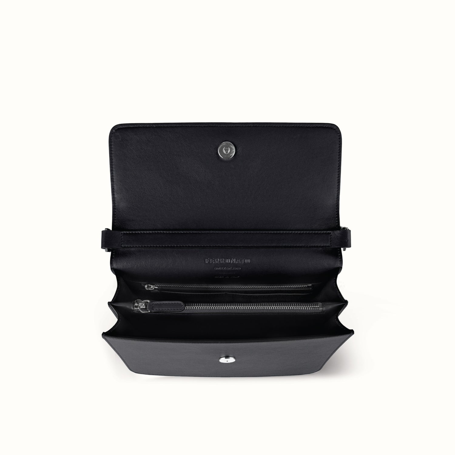 Ferronato Magia Bag modern luxury detail composition #color_jet black