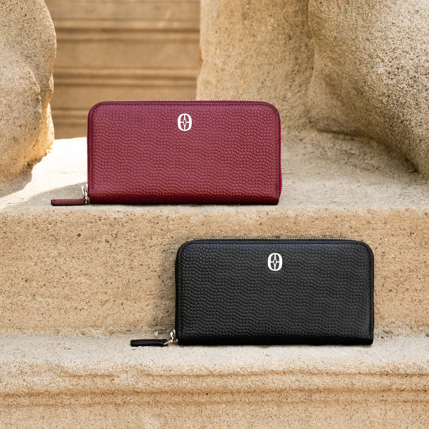 Luxury Swiss handbag for women studio shot #color_Jet Black