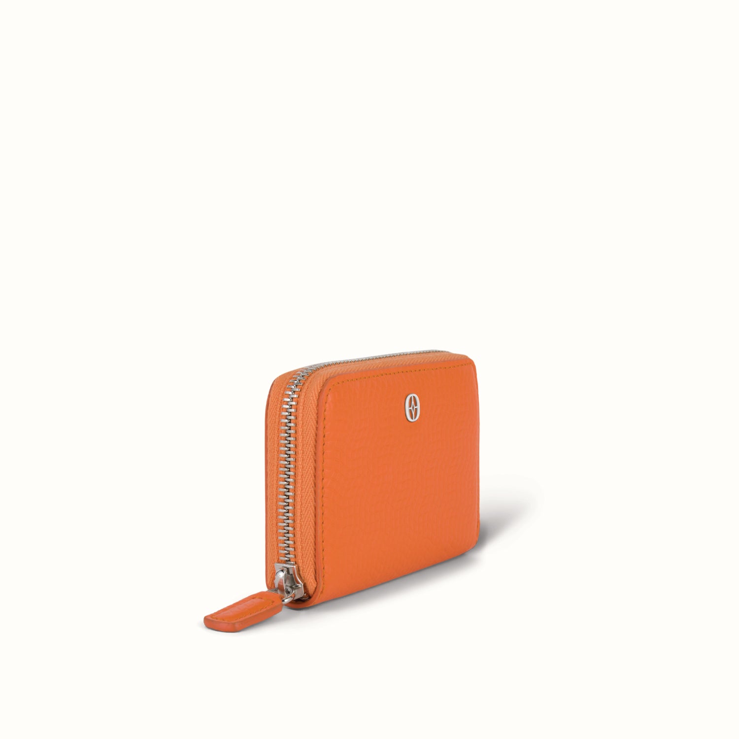 Luxury Swiss handbag for women studio shot #color_Vibrant Orange