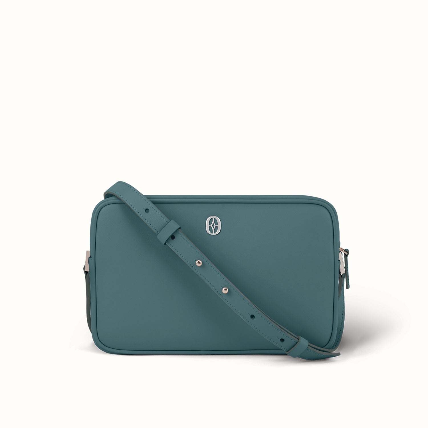 Ferronato women’s RFID tote on model #color_Magical Green