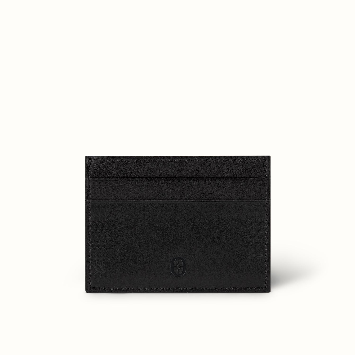 Luxury Swiss minicardholder for studio shot #color_jet black