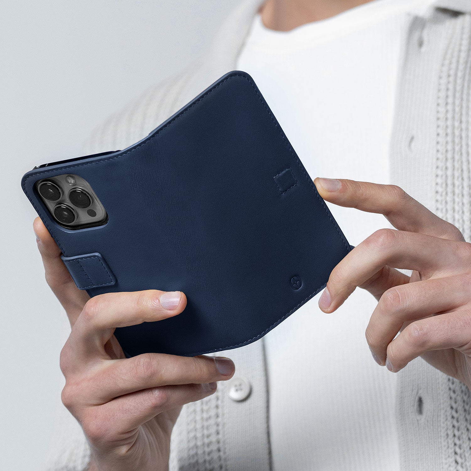 RFID wallet for men flatlay