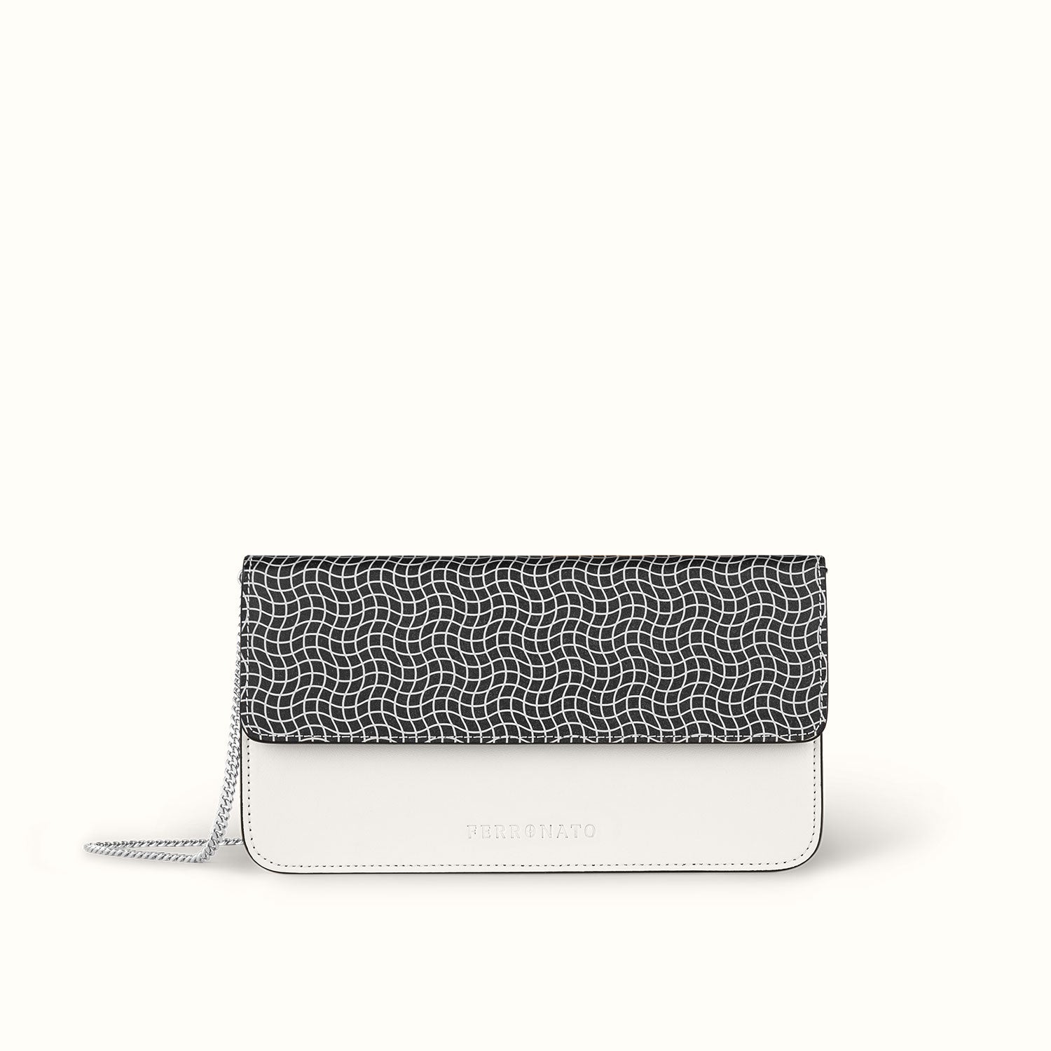 Ferronato Sole Bag - Chain front view, showcasing the elegant lines #color_twilight