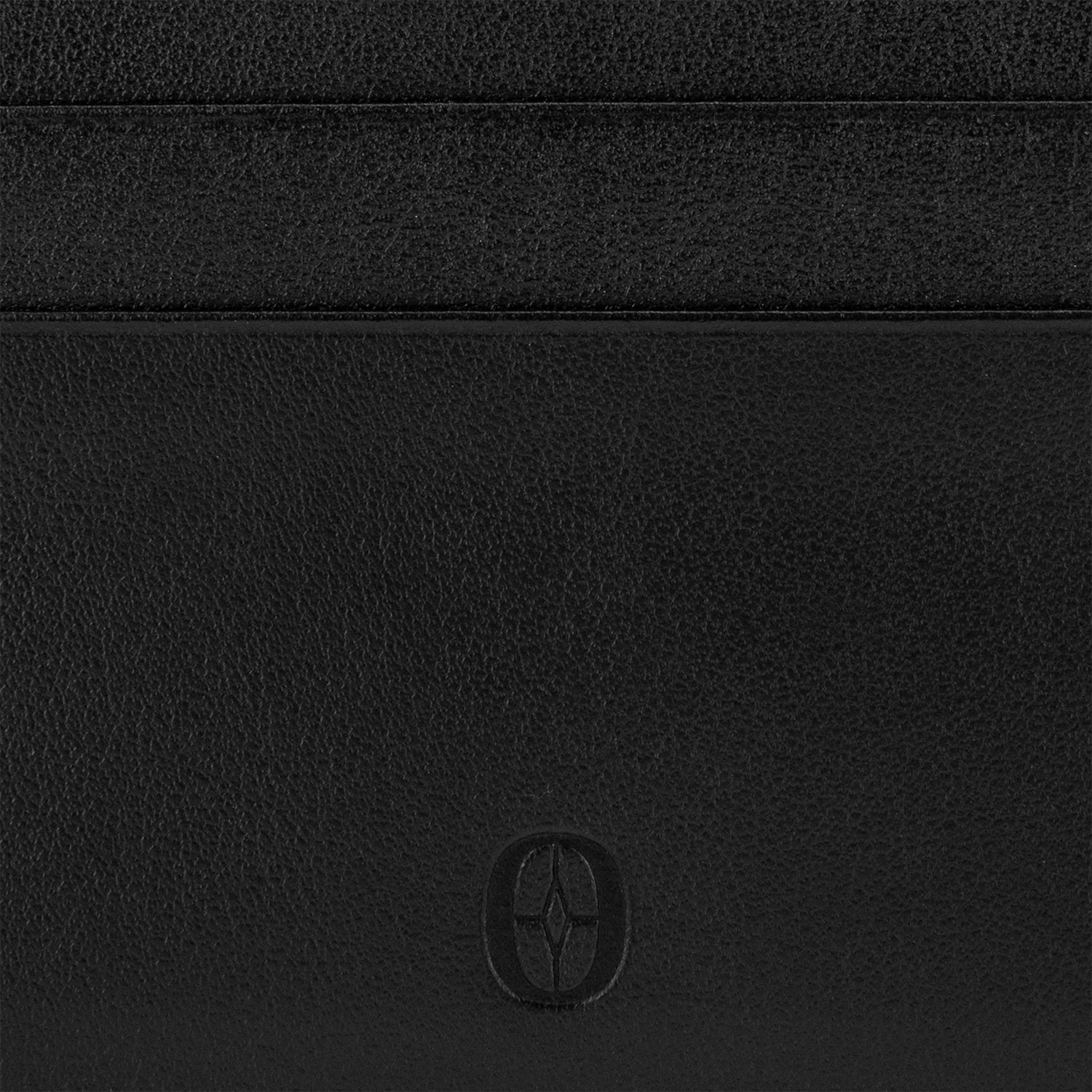 Luxury Swiss minicardholder for studio shot #color_jet black