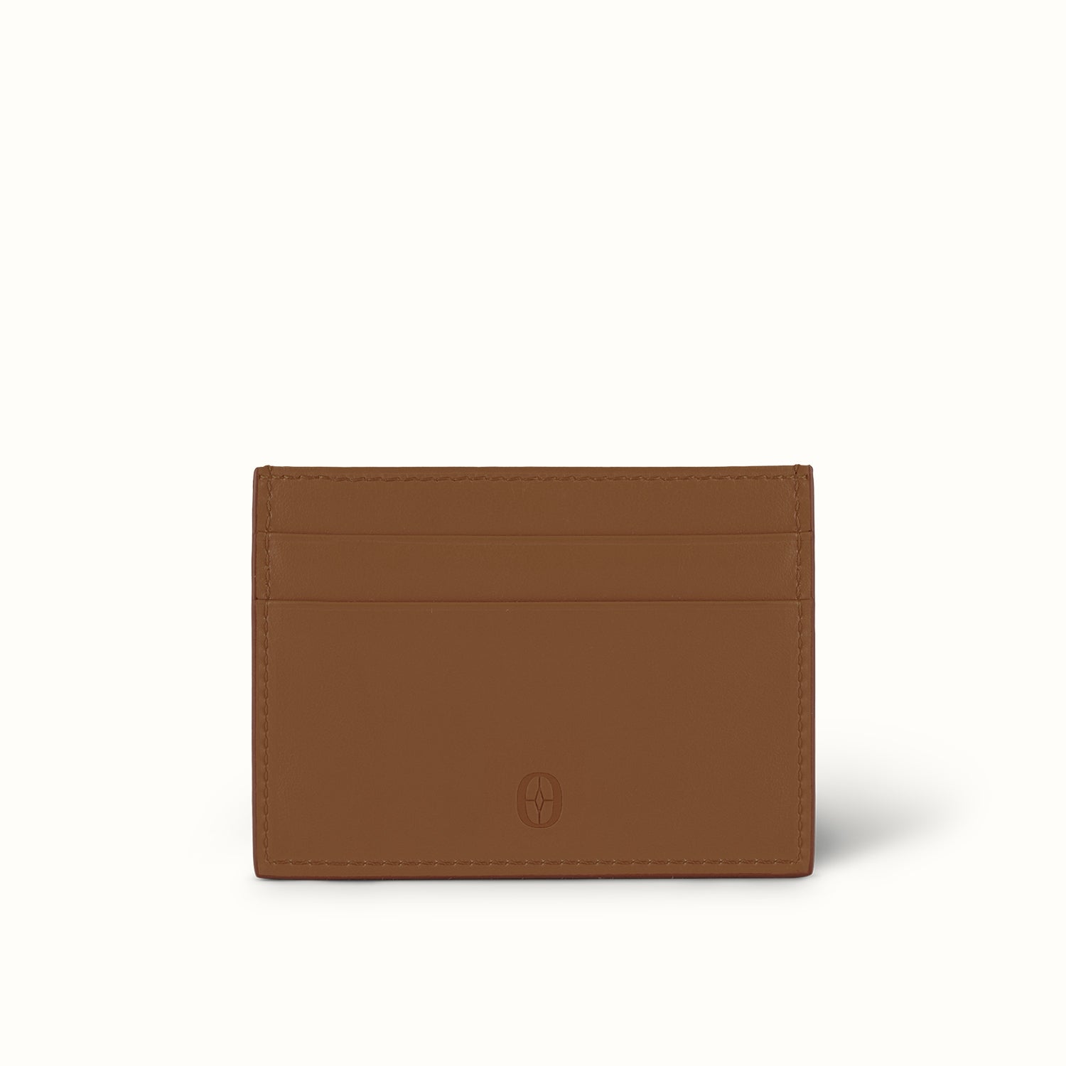 Swiss men’s leather Cardholder Ferronato #color_Amber Brown